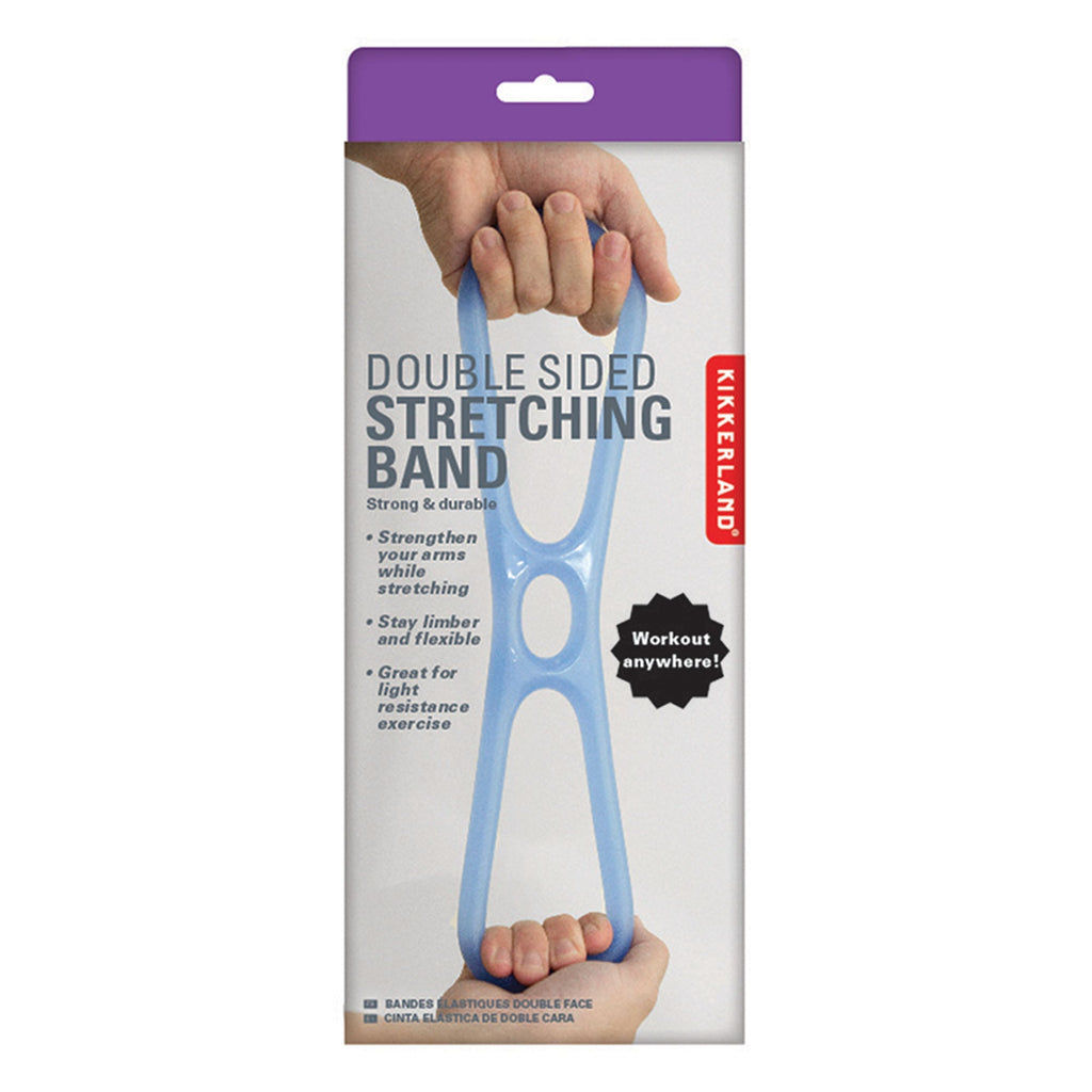 Kikkerland double-sided stretching band packaging on a white background