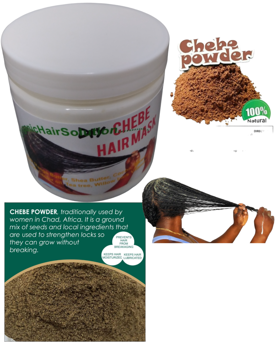 Chebe Hair Mask & Leave In Conditioner-for Hair Growth-Hair Thickening