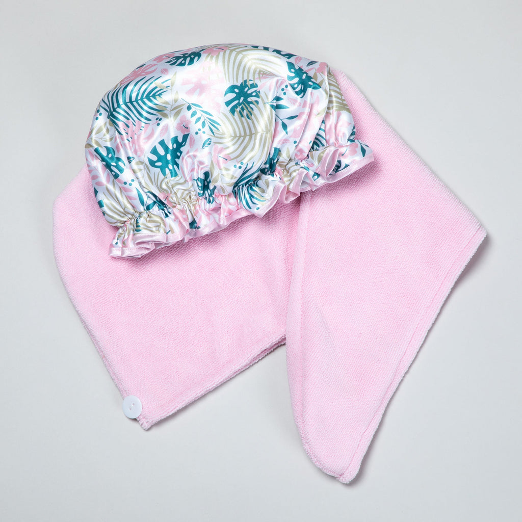 Cala&reg; Shower Cap & Hair Turban Set