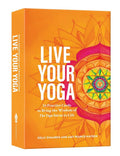 Orange box with 'Live Your Yoga' design and text on a white background