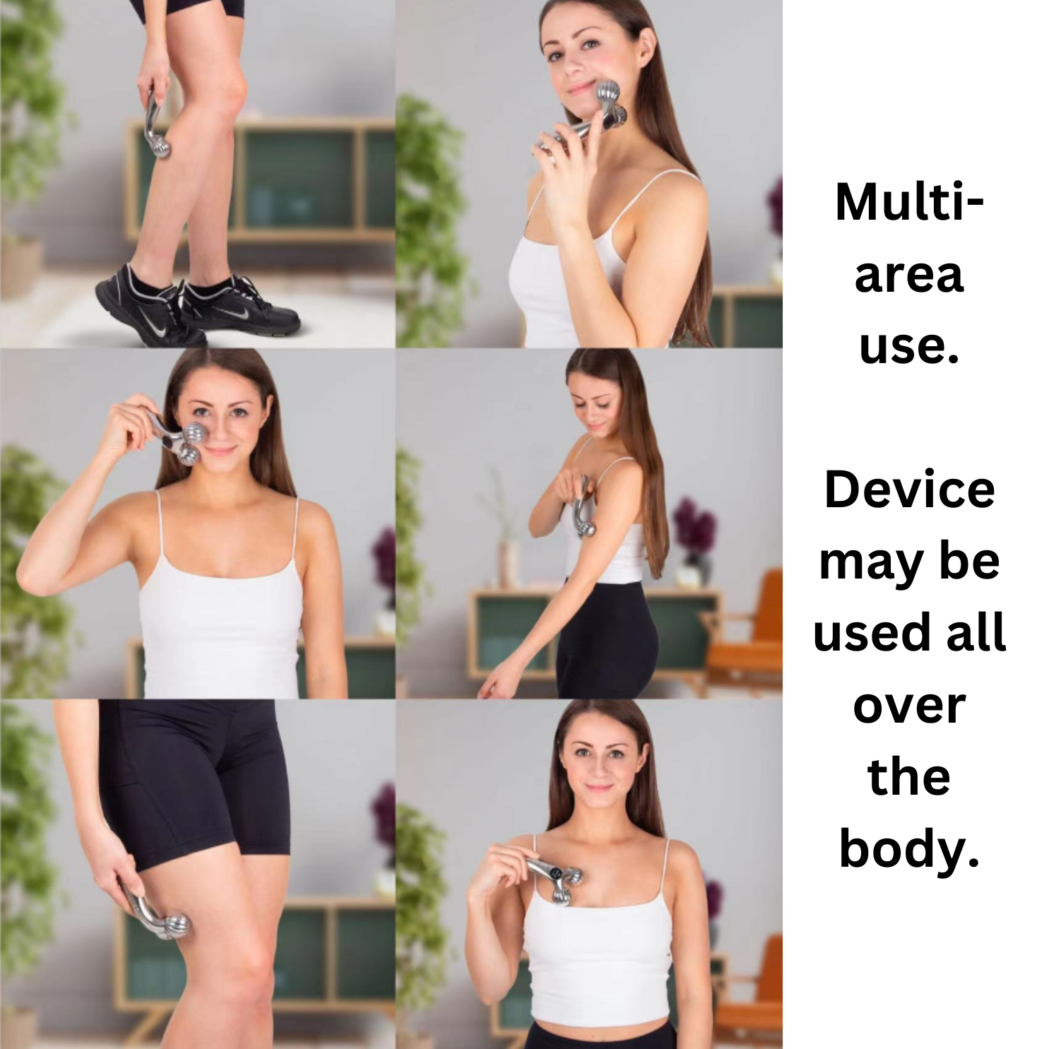 EMS + Vibrating 360 Roller Duel Tightening Face Lift Device
