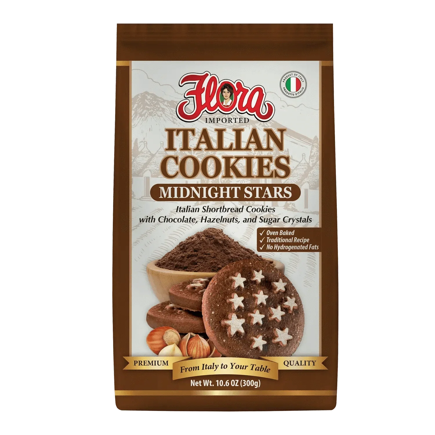 Midnight Stars - Italian Shortbread Cookies - 10.6 oz