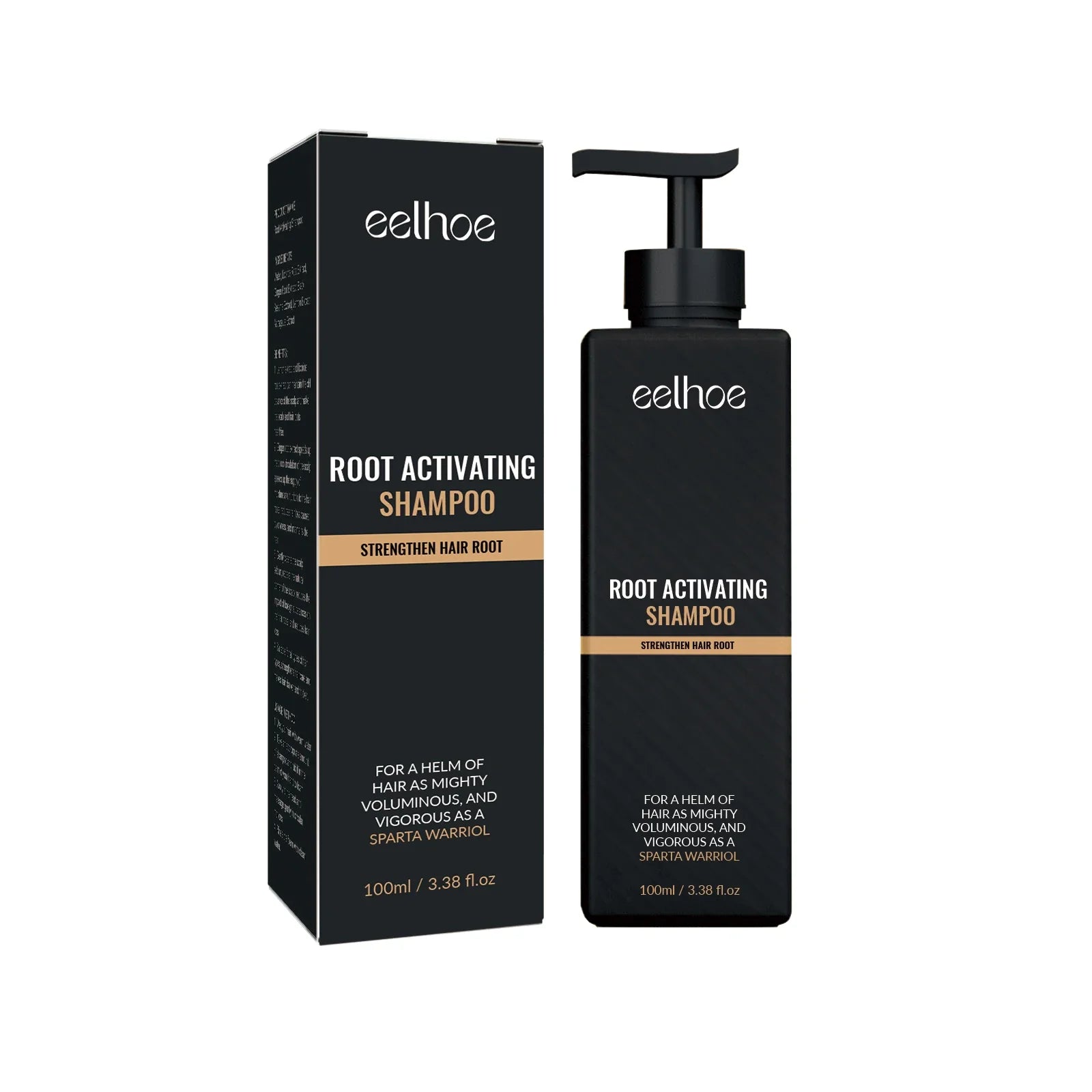 EELHOE Hair Regrowth Root Natural Herbal Dense Hair Shampoo Hair Repair Care Fluffy Smoothing Nourishing Anti Falling Shampoo
