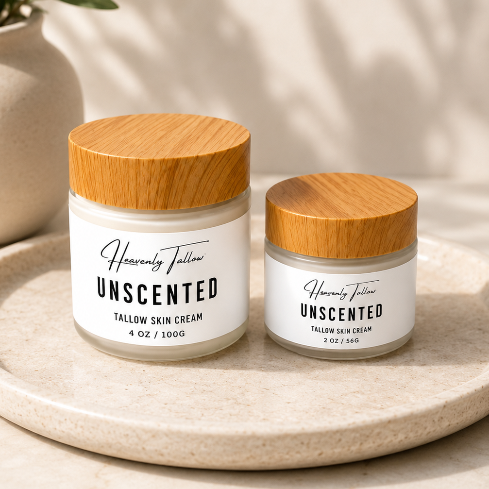 Unscented Whipped Tallow Face & Body Cream