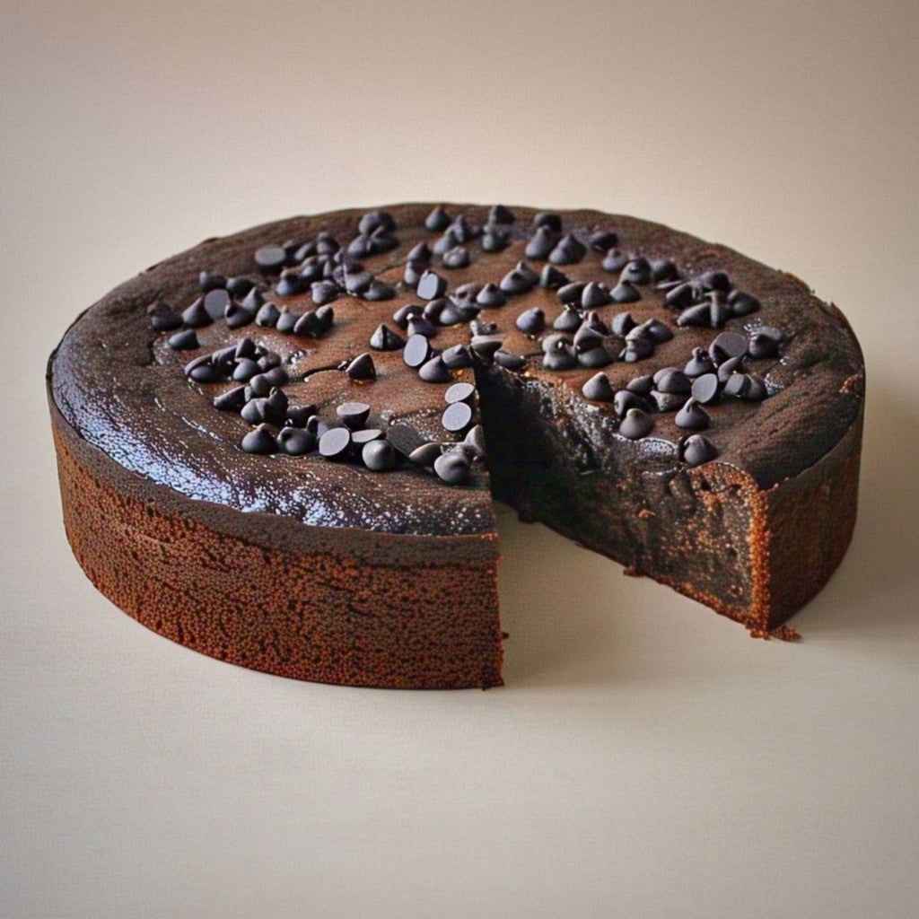 Andy Anand Sugar Free Chocolate Chip Cake - Divine dark chocolate chip Cake Delight - Best Birthday Cakes Delivery From Bakery (2.8 lbs)
