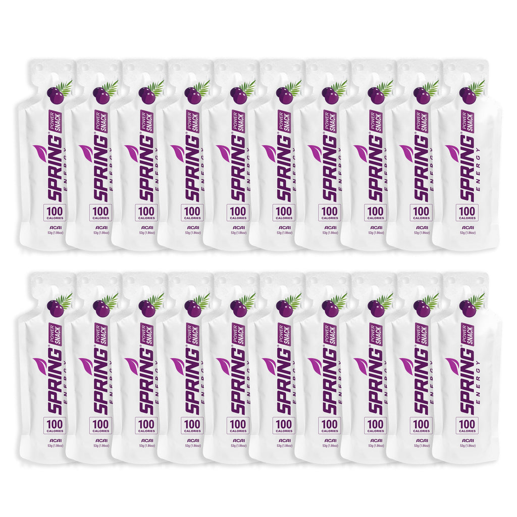 Acai Power Snack (Vegan) 100 Kcal - A Light Energy Gel For Daily Training