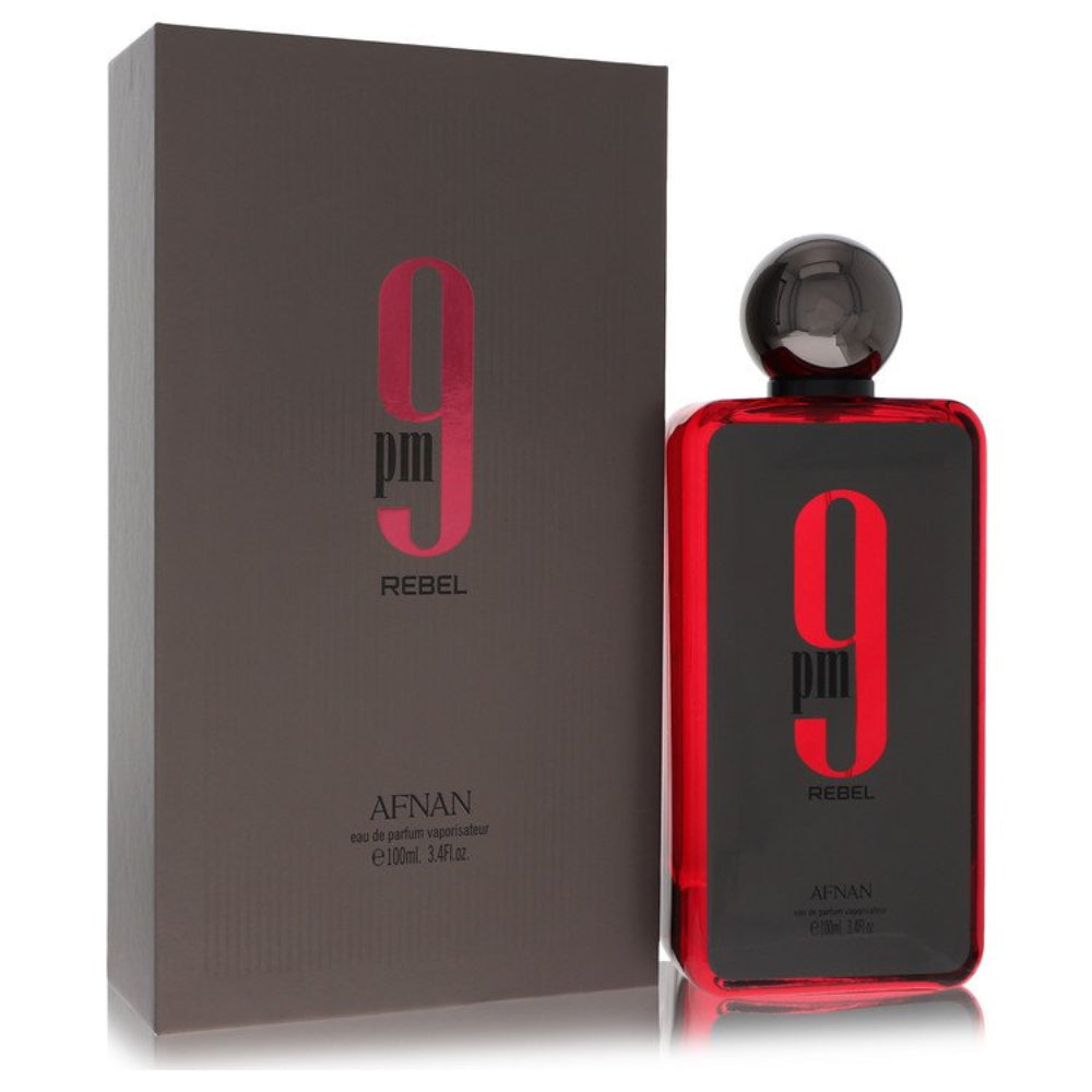 Afnan 9 PM Rebel Eau de Parfum Spray Unisex 3.4 oz