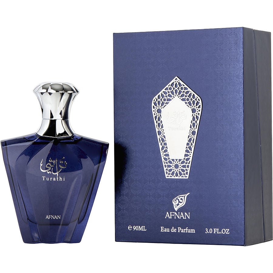 Afnan Turathi Blue Eau de Parfum Spray for Men 3.0 oz