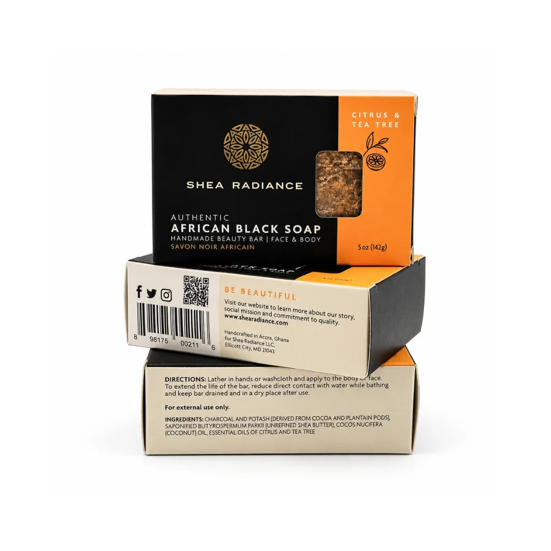 African Black Soap Bar