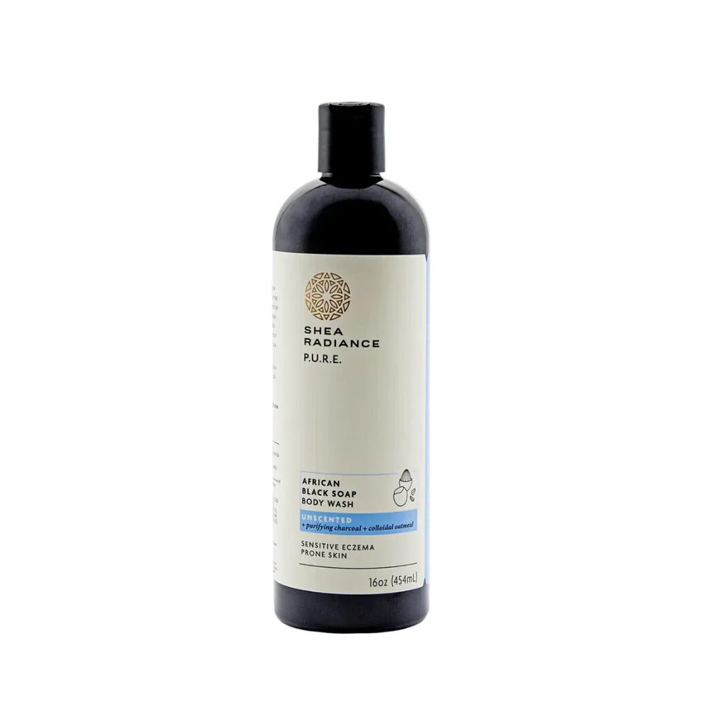 African Black Soap Body Wash with Colloidal Oatmeal for Dry & Sensitive Skin