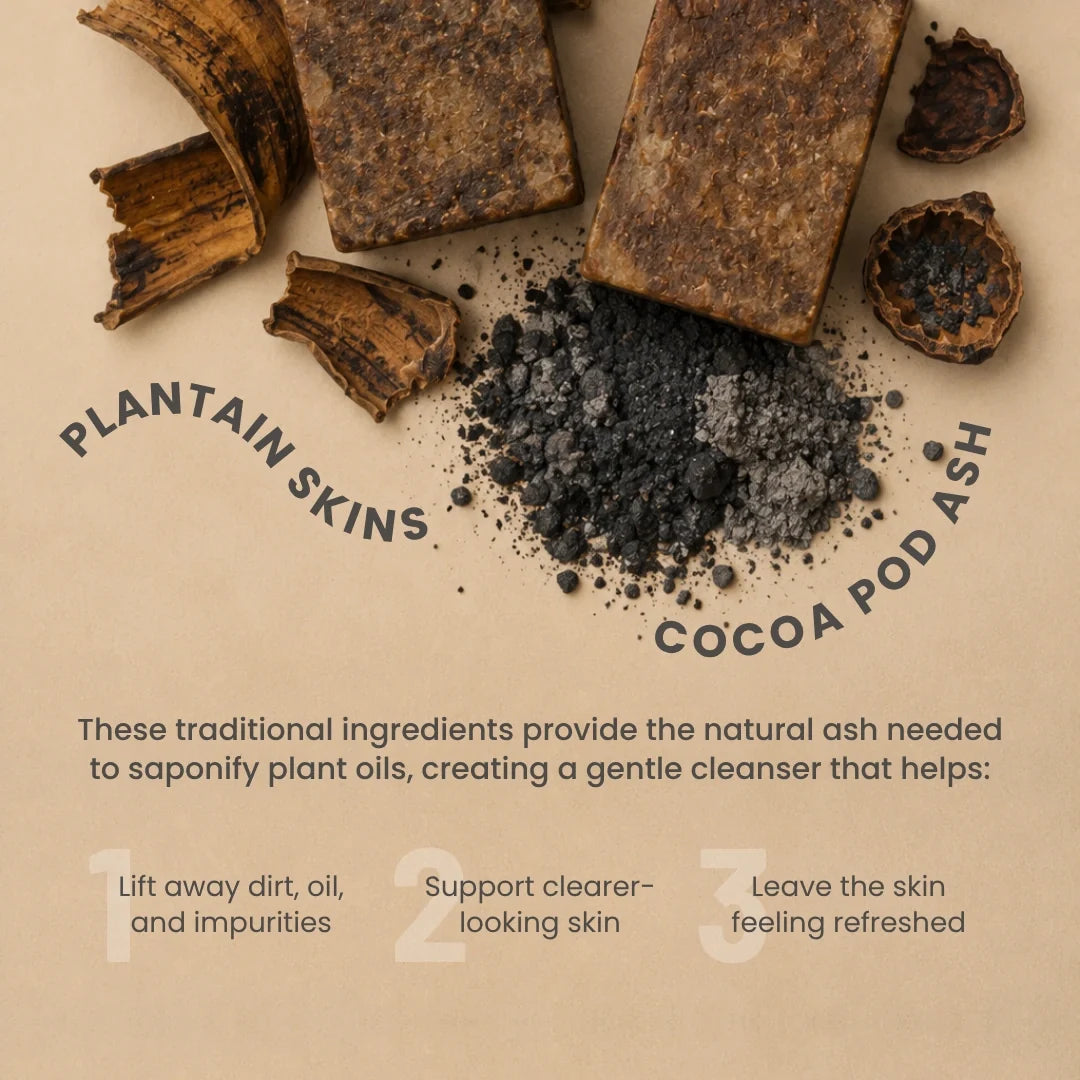 African Black Soap Bar