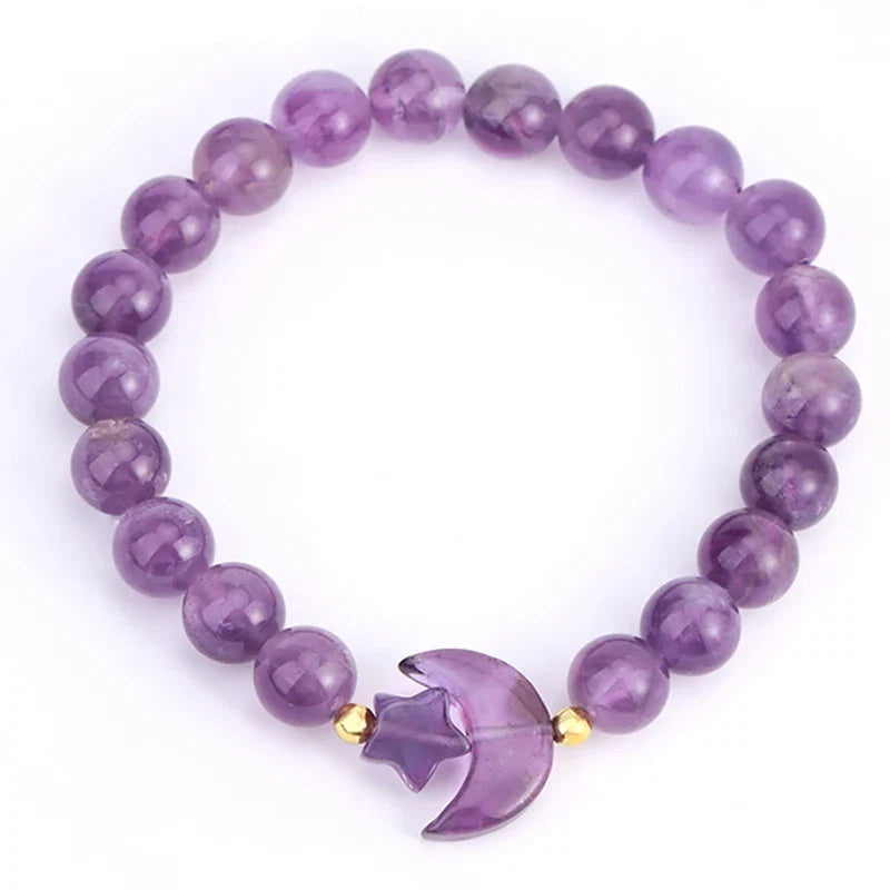 Moon Crystal Bead Bracelets