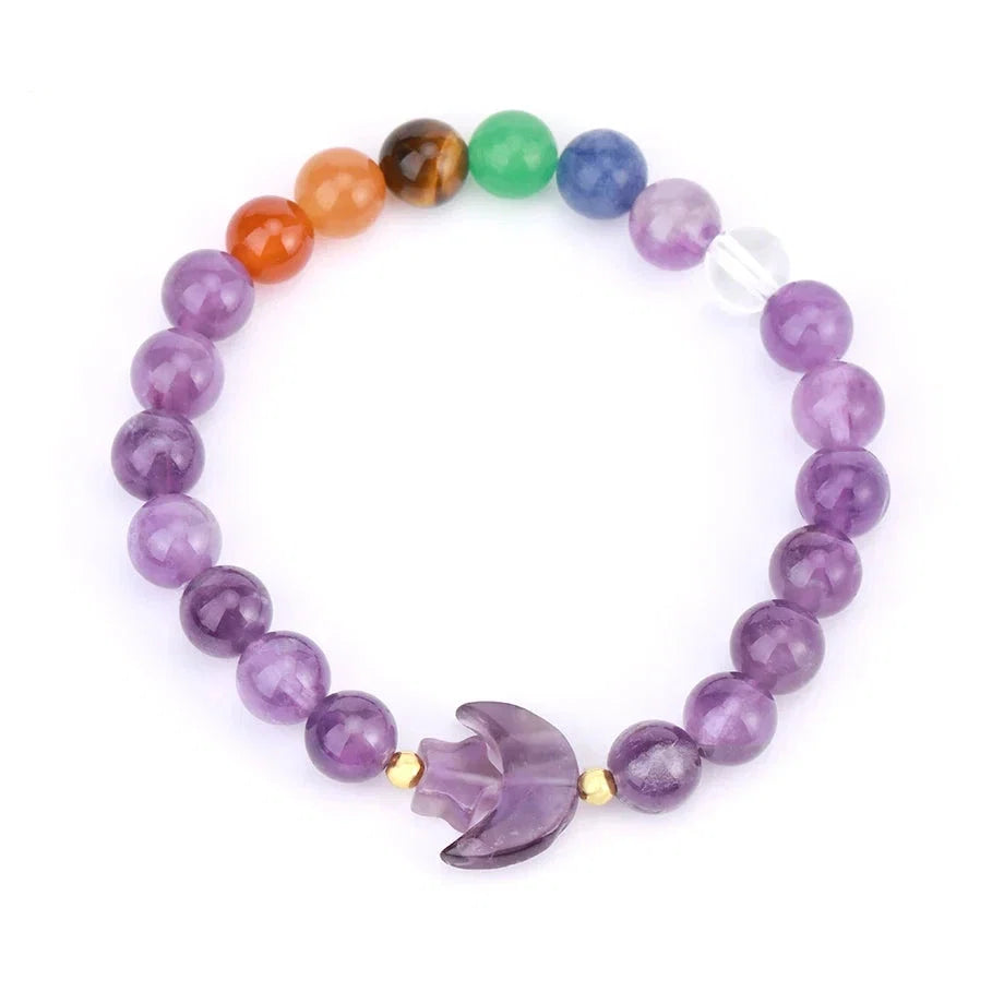 Moon Crystal Bead Bracelets