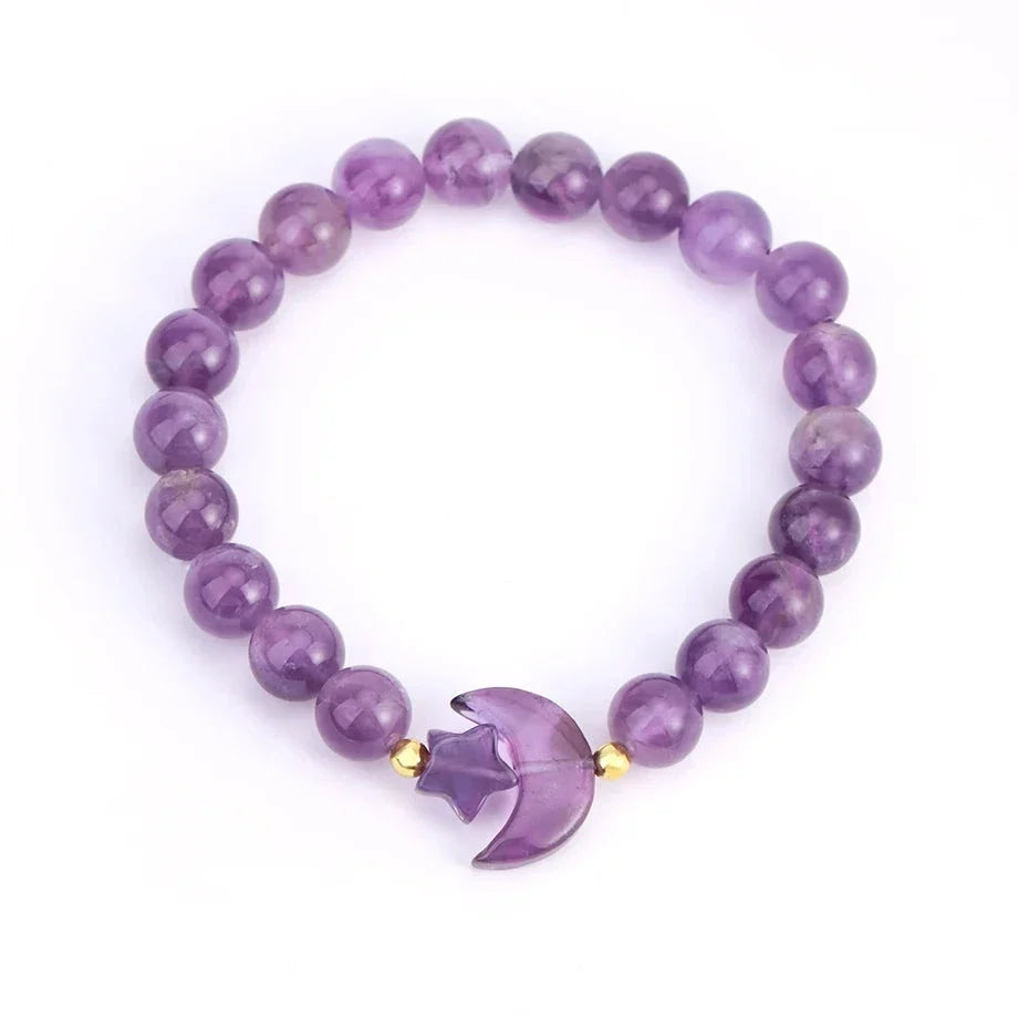 Moon Crystal Bead Bracelets