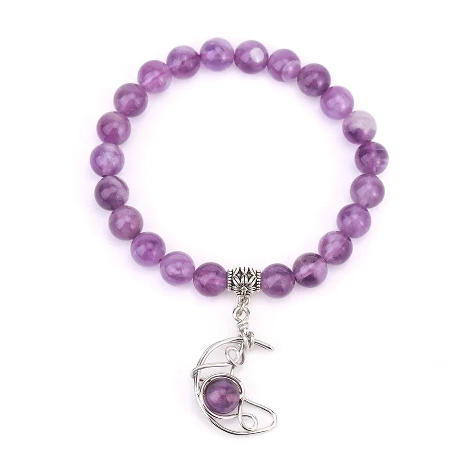 Moon Crystal Bead Bracelets