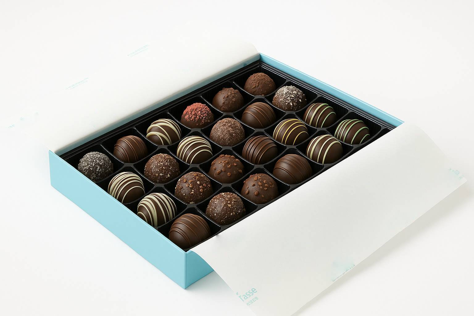 Andy Anand Artisan Dark Chocolate Truffles – 16 Pc Handmade Vegan Gourmet Chocolate Temptations, Perfect Gift Box for Anniversaries & Any Occasion, Made with 60% Chocolate (Cocoa Butter)
