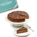 Andy Anand Chocolate Fudge Cheesecake 9" - Daily Freshly Baked, Best Homemade Cheesecake Near Me with Amazing Taste (2 lbs)