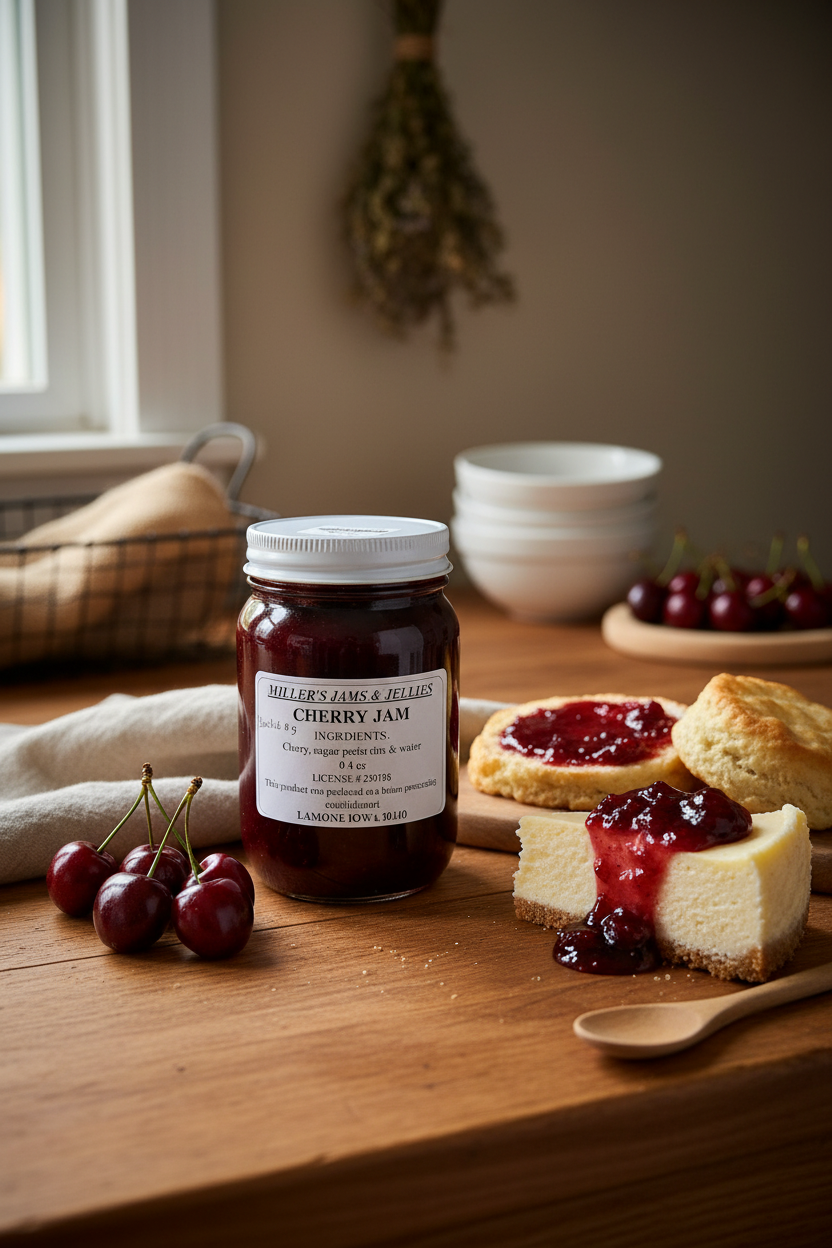 Miller’s Cherry Jam | Authentic Local Amish-Made Spread