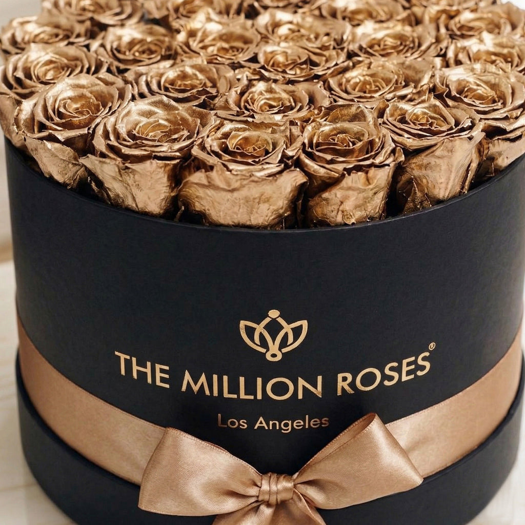 Supreme Black Box | 24K Gold Roses