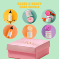 AMINNAH BOOBS & BOOTY CARE Bundle featuring natural ingredient body butter, sugar scrubs, and nourishing serums for firmer-looking, smoother skin. Clean beauty skincare gift set made with botanical extracts, cruelty-free, vegan-friendly ingredients from a female-owned brand, designed to hydrate, exfoliate, brighten, and pamper the bust and booty with luxurious self-care essentials.