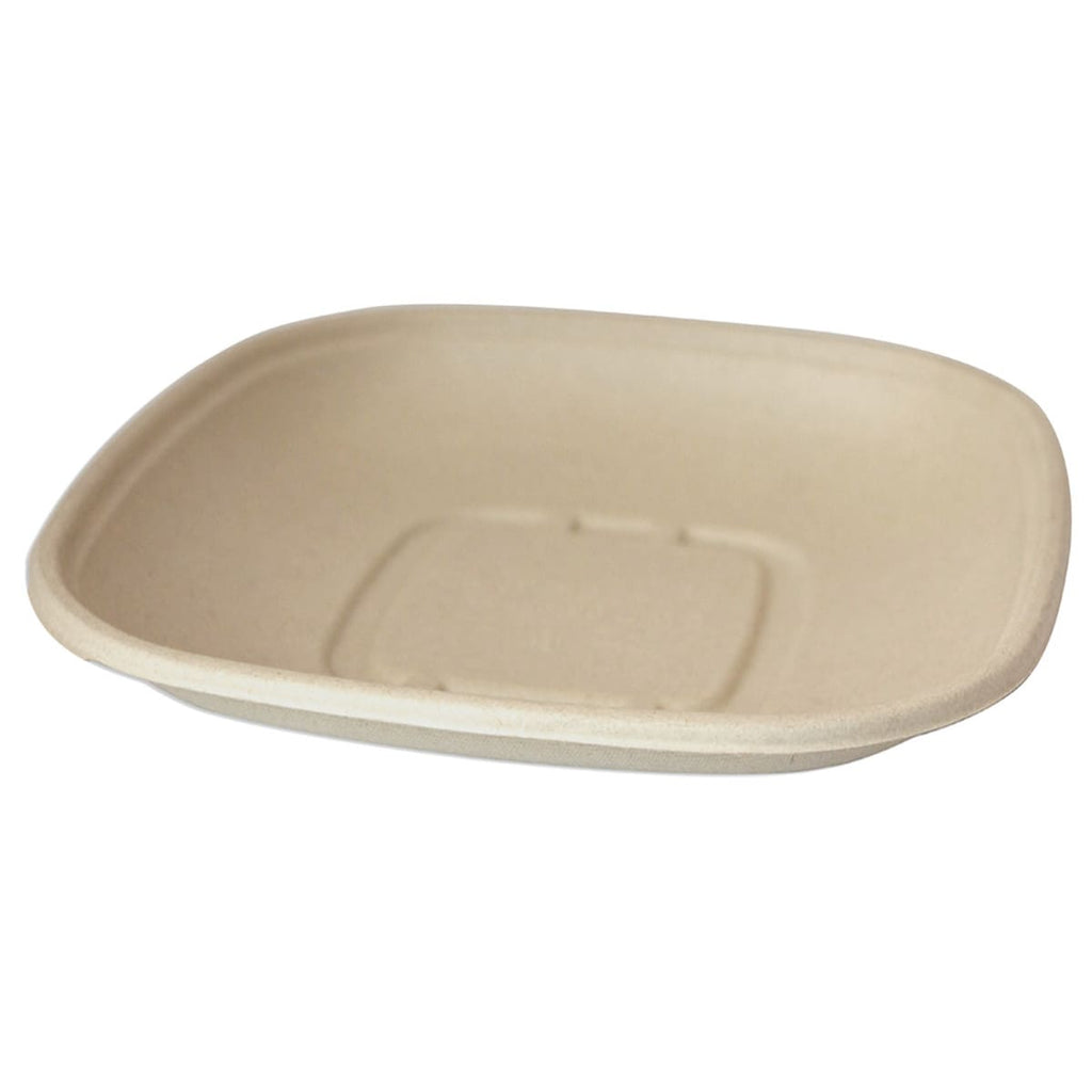World Centric Fiber Square Bowl, Compostable, Bamboo & Plant Fiber, 24oz (QTY 400), SKU BQ-SC-24-LFS