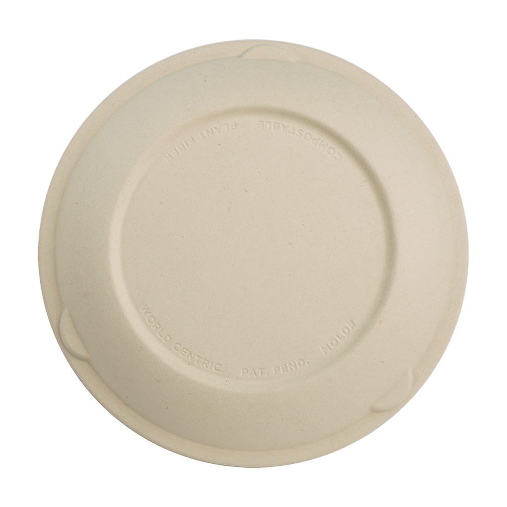 World Centric Lid for 32 oz Wide Fiber Bowl Compostable (QTY 300), SKU BRL-FB-32-LF