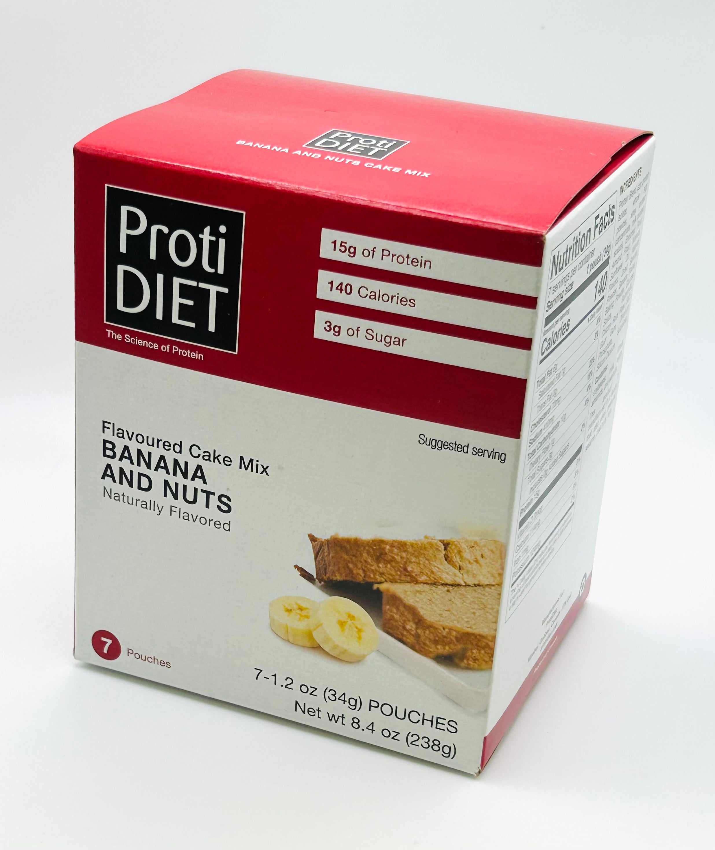 Banana Nut Cake Flavored Cake Mix - Protidiet
