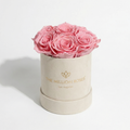 Essence Beige Suede Box | Light Pink Roses