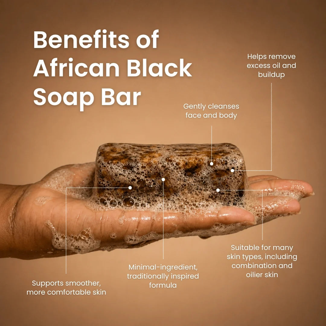 African Black Soap Bar