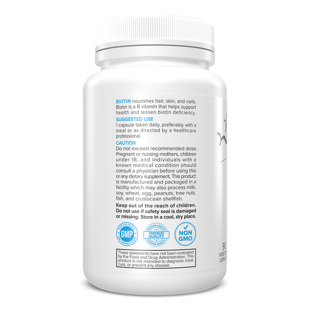 Portions Master Biotin Hair, Skin & Nails Support (90 Count)