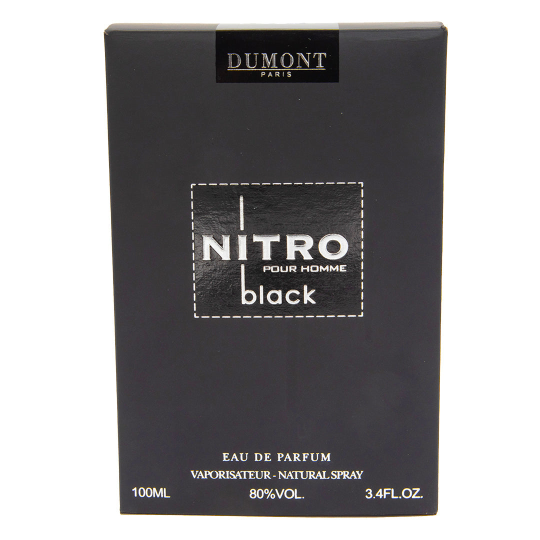 Dumont Paris Nitro Black Pour Homme Eau de Parfum 3.4 oz