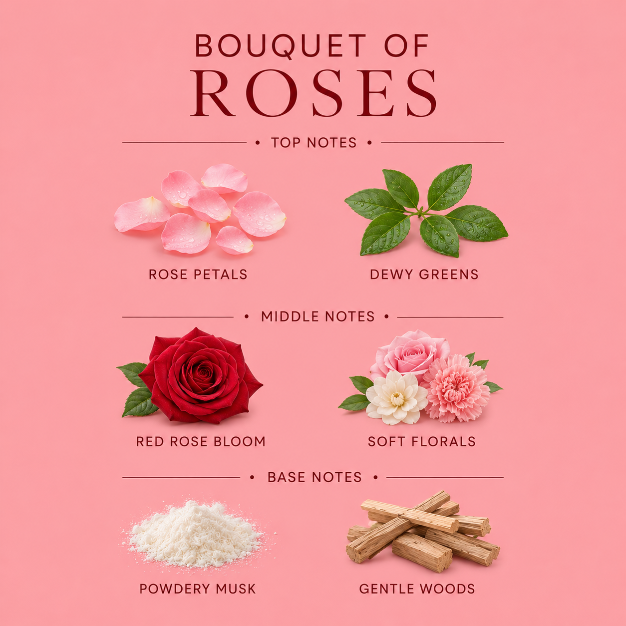 Bouquet of Roses 3-Wick Candle