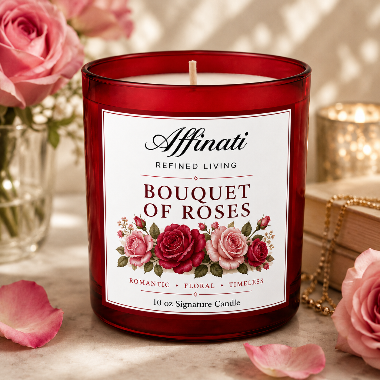 Bouquet of Roses Signature Candle