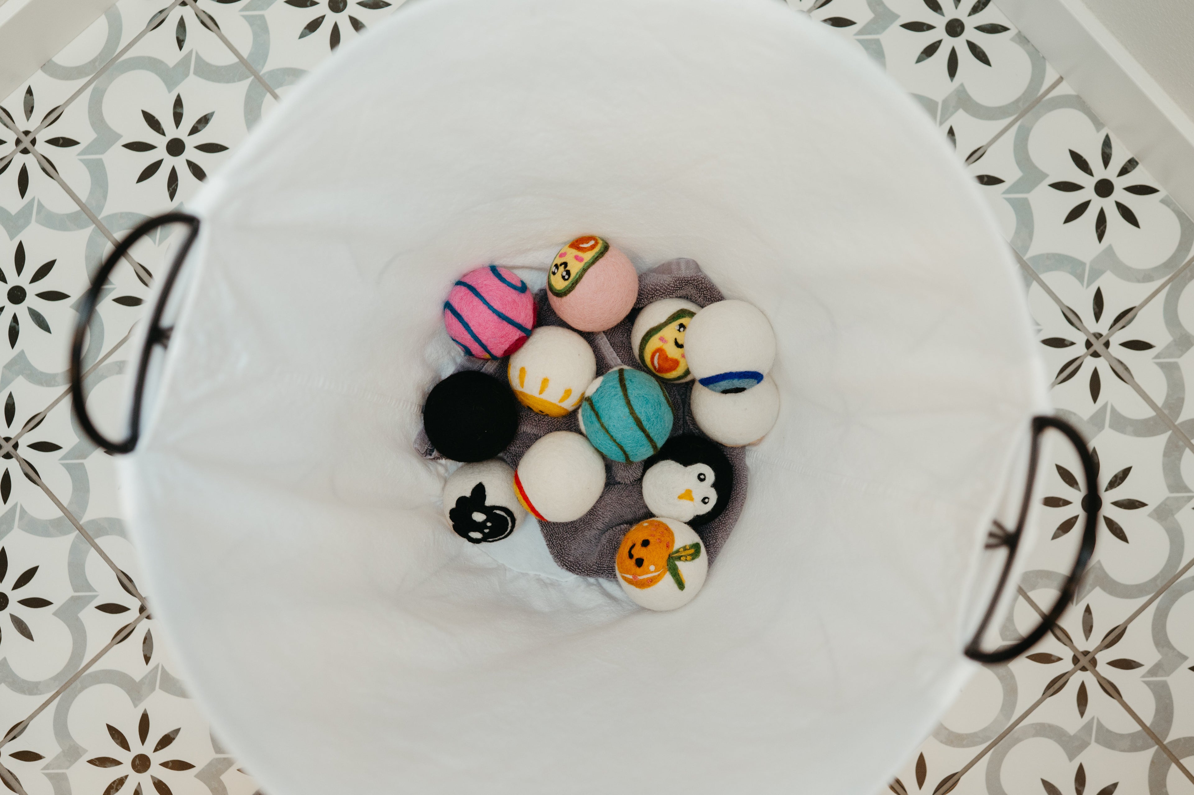 Organic Wool Dryer Balls--Gingerbread