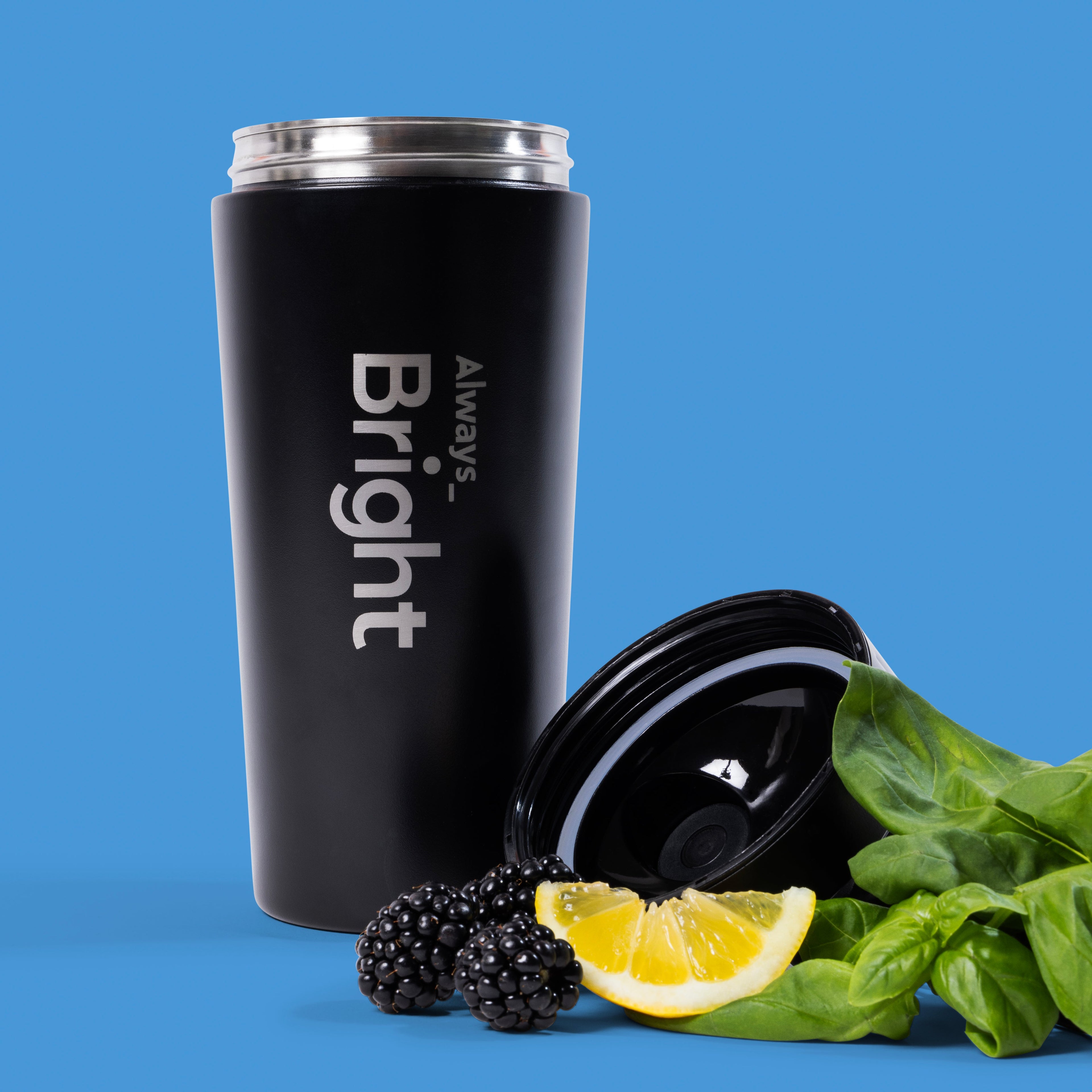 Bright Premium Shaker | Matte Black Stainless Steel 750ml