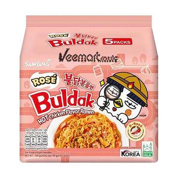 Buldak Ramen Rose Flavor 5 Pack