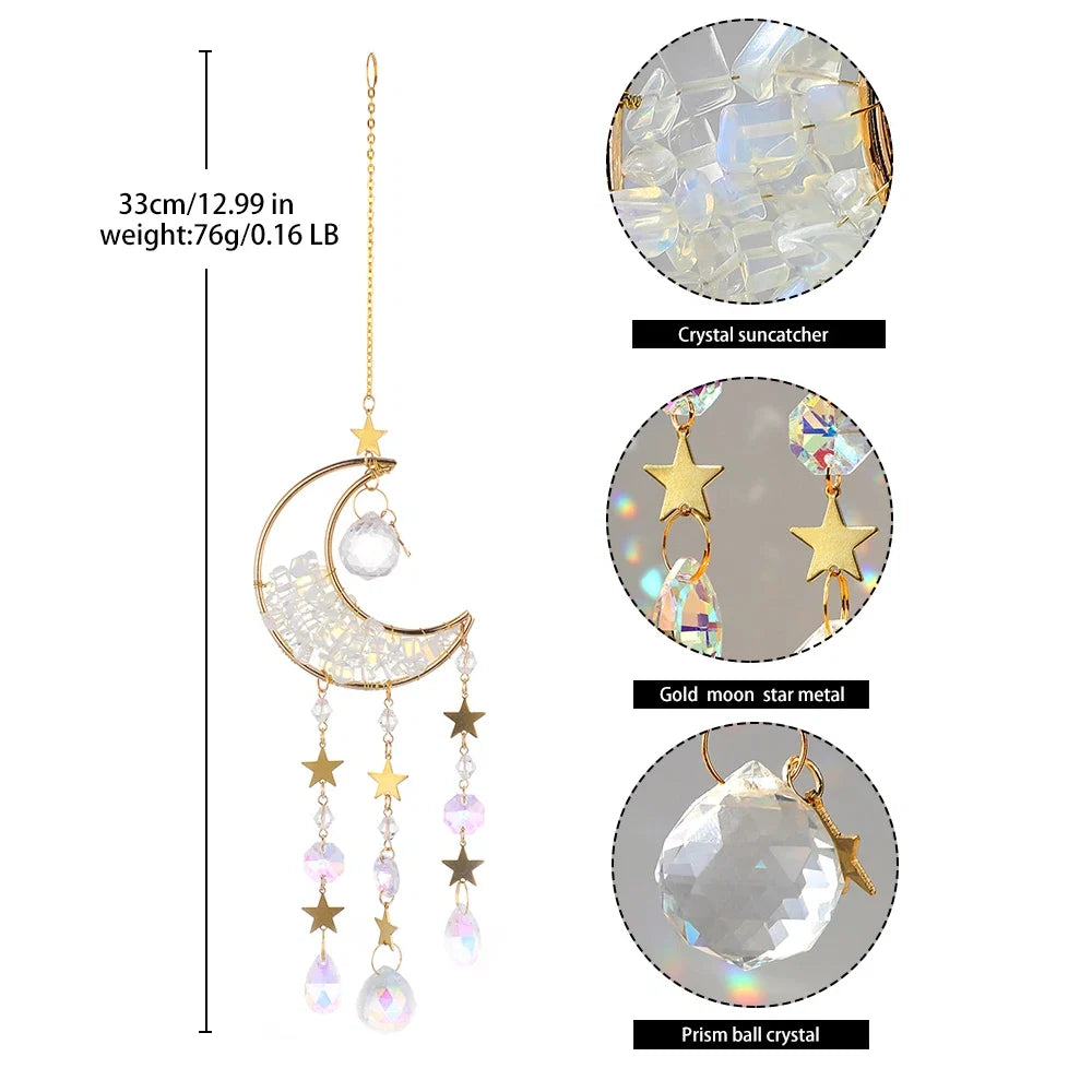 Crystal Moon Suncatchers