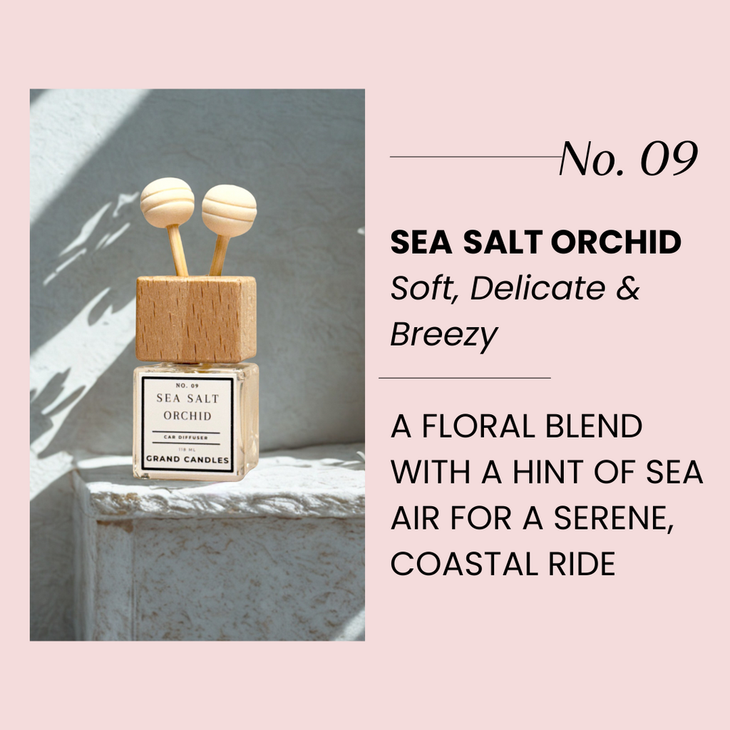 Sea Salt + Orchid Car Diffuser