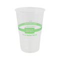World Centric 9 oz Clear Cold Cup PLA Compostable (QTY 2000), SKU CP-CS-9