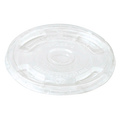 World Centric PLA Cold Cup Lid w/ Straw Hole Compostable Clear (QTY 1000), SKU CPL-CS-12