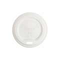 World Centric 8 oz CPLA Compostable Hot Cup Lid White (QTY 1000), SKU CUL-CS-8