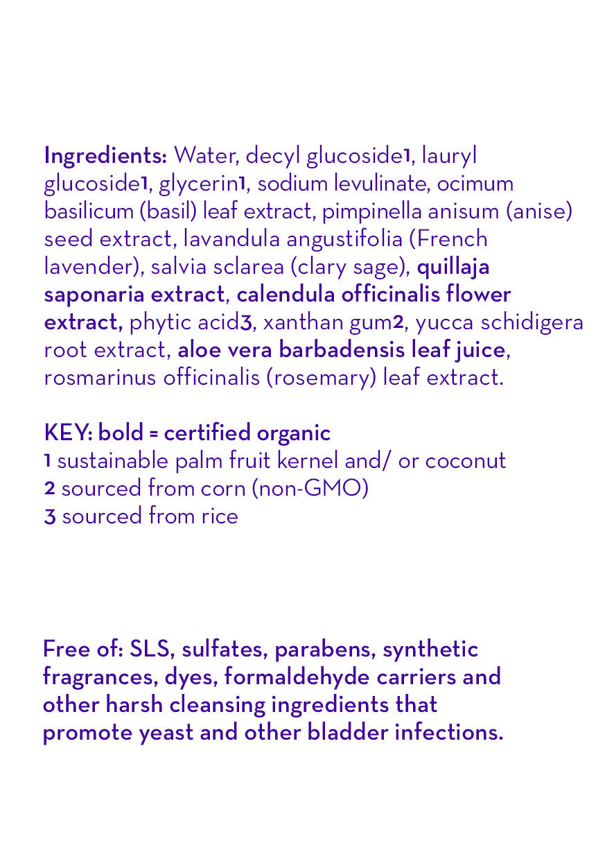 List of ingredients and product details on a white background California Baby Calendula™ Bubble Bath | Plant-Based Gentle Baby Bubble Bath | USDA Certified Biobased