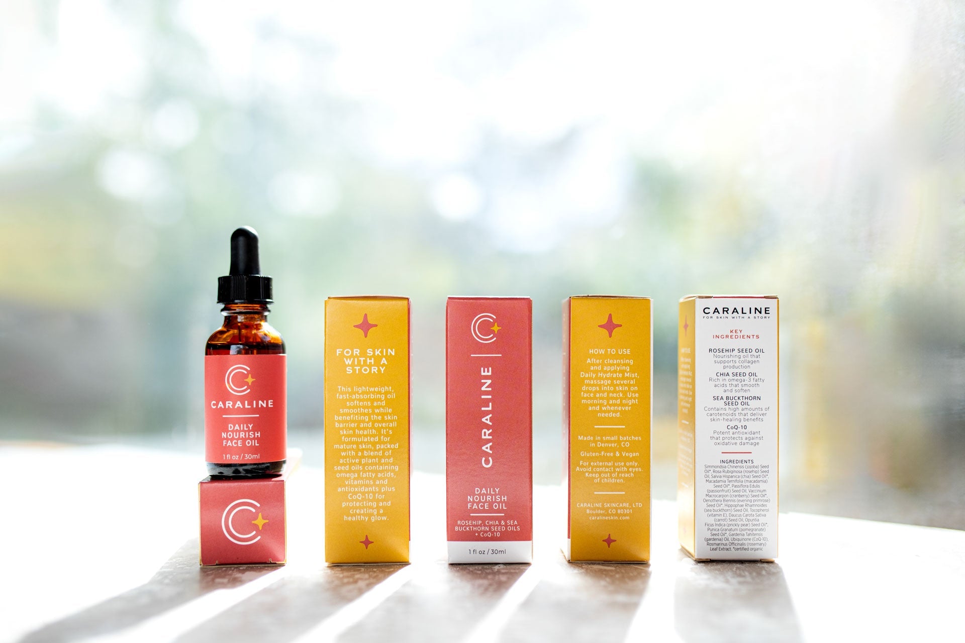 Daily Nourish Face Oil with Rosehip, Chia, & Sea Buckthorn
