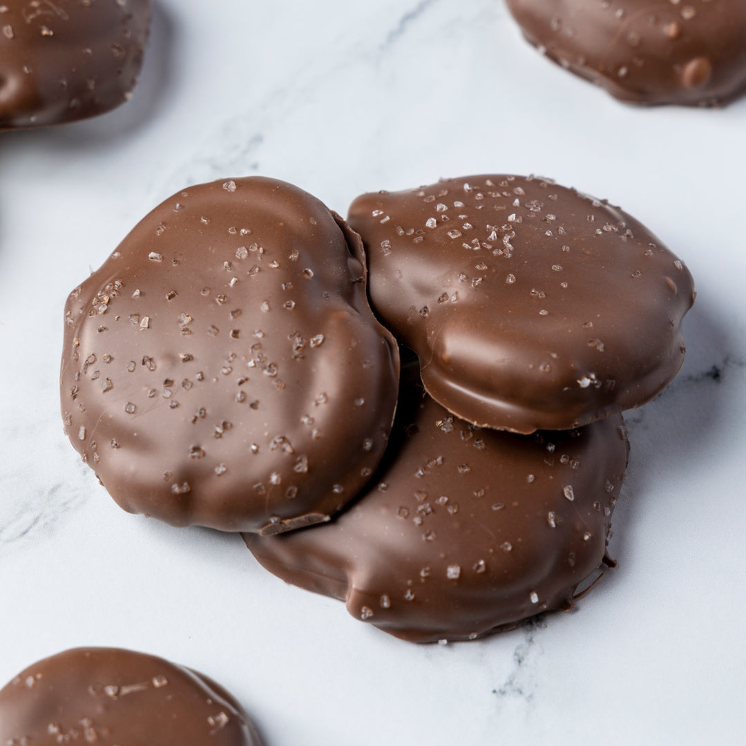 Caramel & Sea Salt Stuffed Milk Chocolate Pretzel Twist