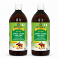 Dr. Patkar’s Raw Apple Cider Vinegar with Garlic, Ginger, Lemon & Honey – 2 Pack