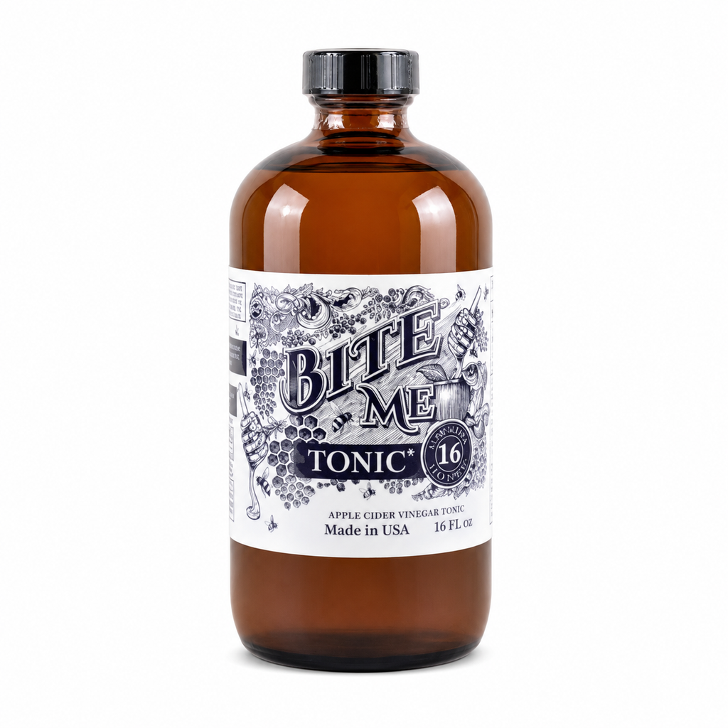 Bite Me Tonic Apple Cider Vinegar with Manuka Honey – 16 fl oz