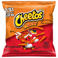 Cheetos Cheese Flavored Snacks, Crunchy - 1 oz, Single Serve Cheese Corn Snack, Crunchy Corn Puffs, Grab & Go Lunch Snack, Party Snack, Frito-Lay Cheetos, Orange Cheese Snack Bag