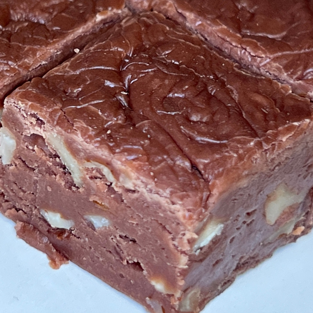 Handmade Dark Chocolate Walnut Fudge | Meem's Fudge Shoppe