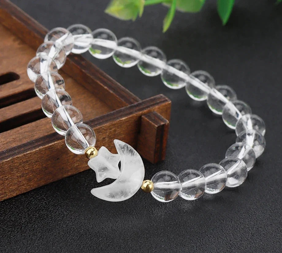 Moon Crystal Bead Bracelets