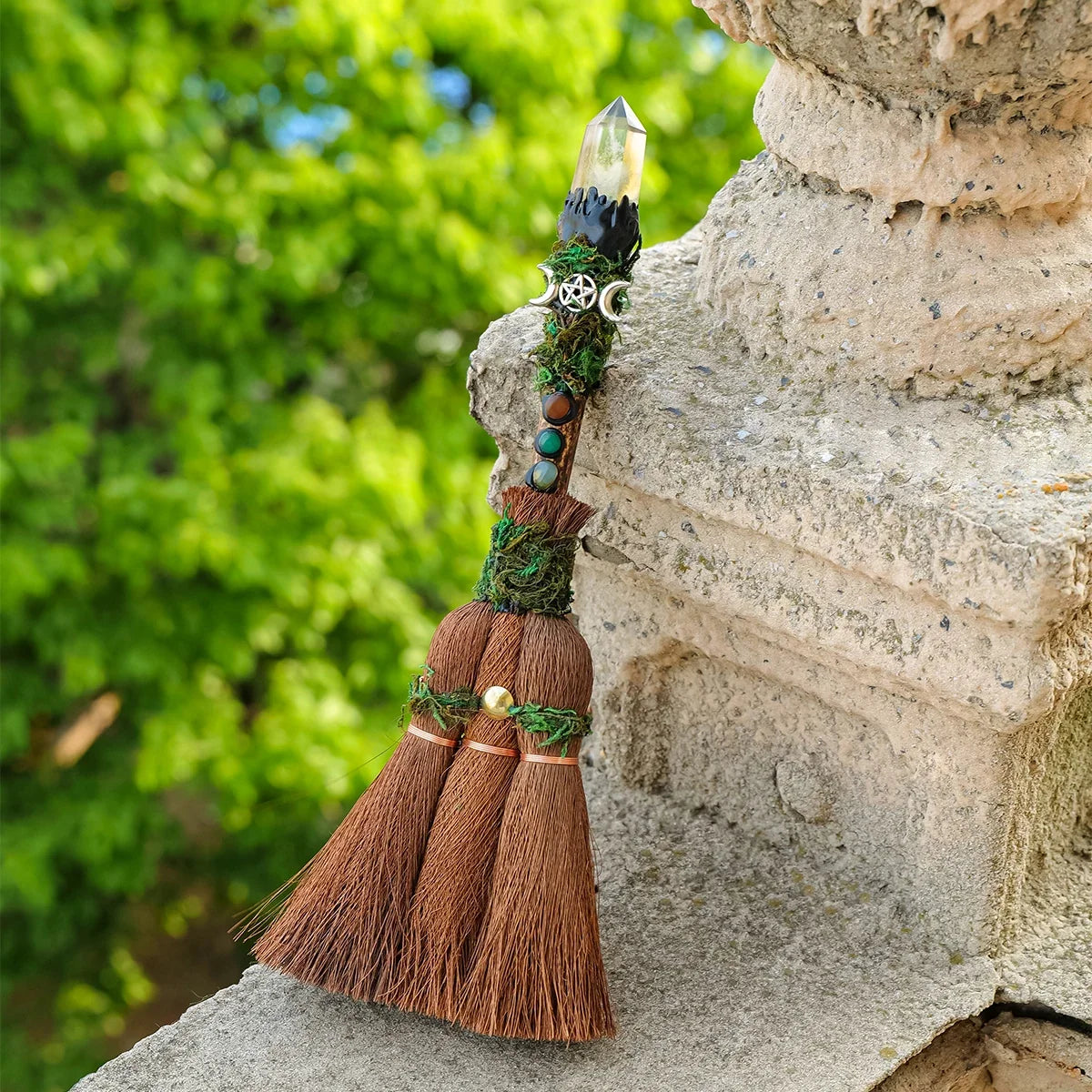 Crystal Charm Broom